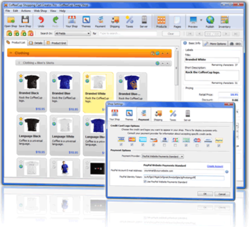 CoffeeCup Shopping Cart Creator Pro screenshot