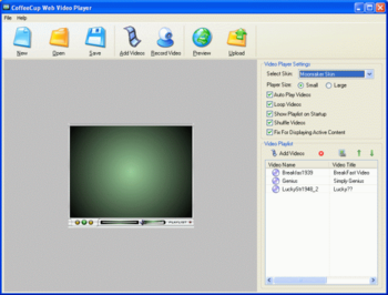 CoffeeCup Web Video Player screenshot 2