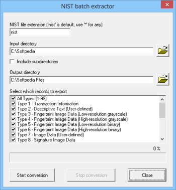 Cognaxon NIST (ANSI/NIST-ITL 1-2000) viewer screenshot 8