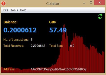 Coinitor screenshot