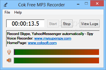 Cok Free MP3 Recorder screenshot