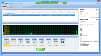 Colasoft Capsa Enterprise screenshot