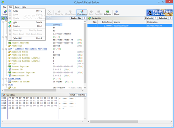 Colasoft Packet Builder screenshot 3
