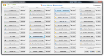 Collection of Delphi examples screenshot