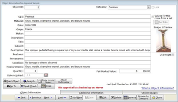 Collectorpro Appraiser Edition screenshot