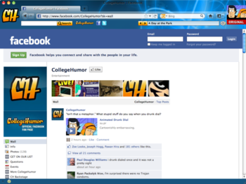 CollegeHumor IE Browser Them screenshot 2
