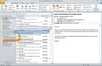 Colligo Email Manager  screenshot