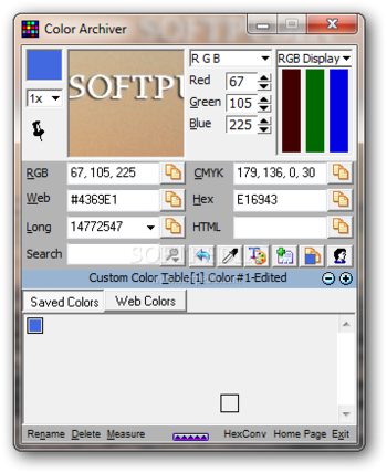 Color Archiver Portable screenshot