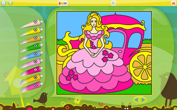 Color by Numbers - Princesses for Linux screenshot