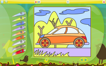 Color by Numbers - Vehicles for Linux screenshot 2