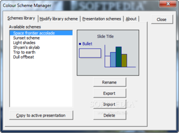 Color Scheme Manager screenshot 2