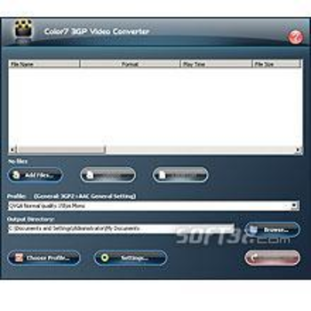 Color7 3GP Video Converter screenshot 2