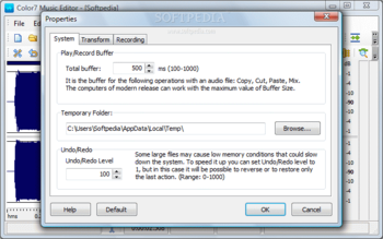 Color7  Music Editor screenshot 3
