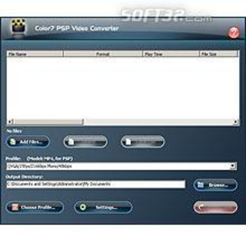 Color7 PSP Video Converter screenshot 2