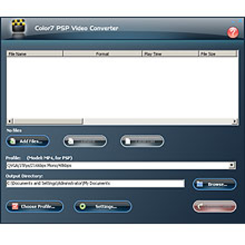 Color7 PSP Video Converter screenshot 3