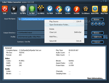 Color7 Video Converter screenshot