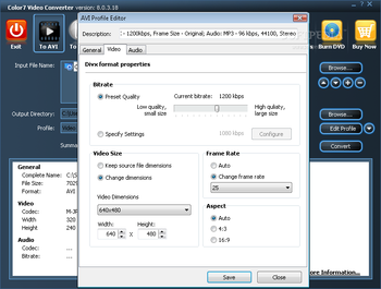 Color7 Video Converter screenshot 2