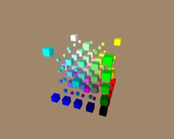 COLORCUBE Magic Axes Screensaver screenshot