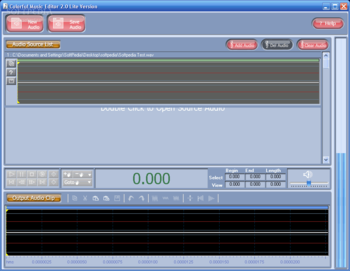 Colorful Music Editor Lite screenshot