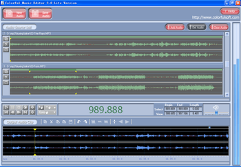 Colorful Music Editor Lite Version screenshot