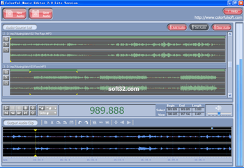 Colorful Music Editor Lite Version screenshot 2