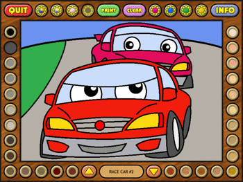 Coloring Book 11: Trucks screenshot