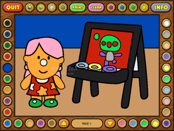 Coloring Book 13: Kids Stuff screenshot