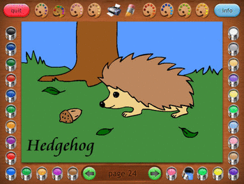 Coloring Book 18: Forest Babies screenshot