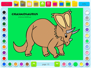 Coloring Book 2: Dinosaurs screenshot 2