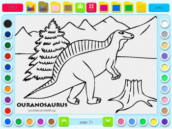 Coloring Book 2: Dinosaurs screenshot 3