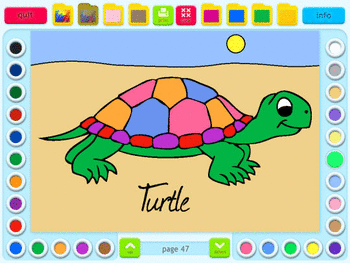 Coloring Book 3: Animals screenshot