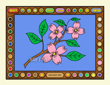 Coloring Book 4: Plants screenshot 3
