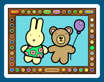 Coloring Book 7: Toys screenshot