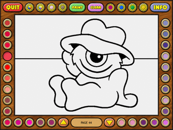 Coloring Book 9: Little Monsters screenshot