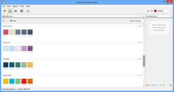 ColorSchemer Studio screenshot 2