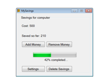 Comathi MySavings screenshot