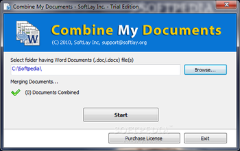 Combine My Documents screenshot