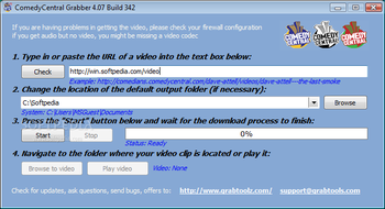 ComedyCentral Grabber screenshot