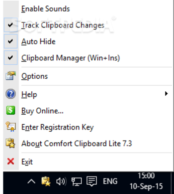 Comfort Clipboard Lite screenshot 2