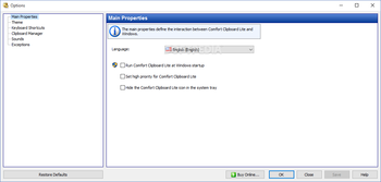 Comfort Clipboard Lite screenshot 3