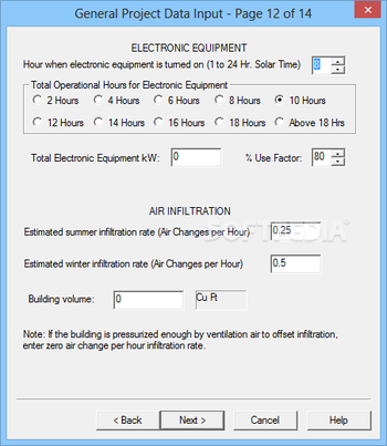 ComfortAir HVAC Software screenshot 13