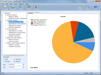 ComfyAccounting screenshot 2