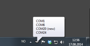 Comlist screenshot