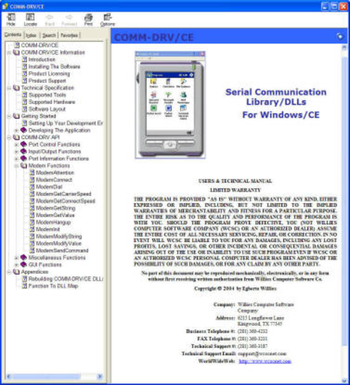 COMM-DRV/CE Standard Edition screenshot 2