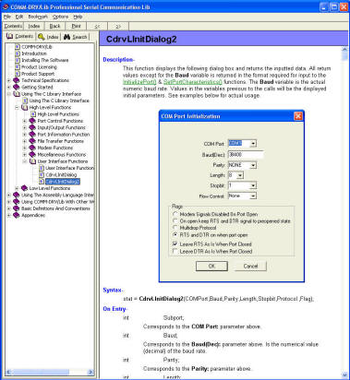 COMM-DRV/Lib Standard Edition screenshot