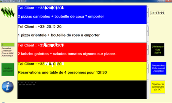 Commande Ou Reservation Par SMS  screenshot