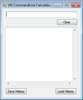 CommandLine Calc screenshot