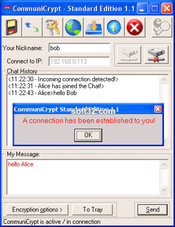 CommuniCrypt Standard Edition screenshot 2