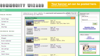 Community Wizard screenshot 2