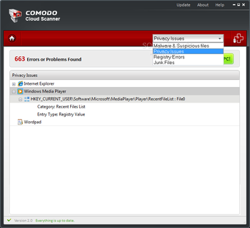 COMODO Cloud Scanner screenshot 3